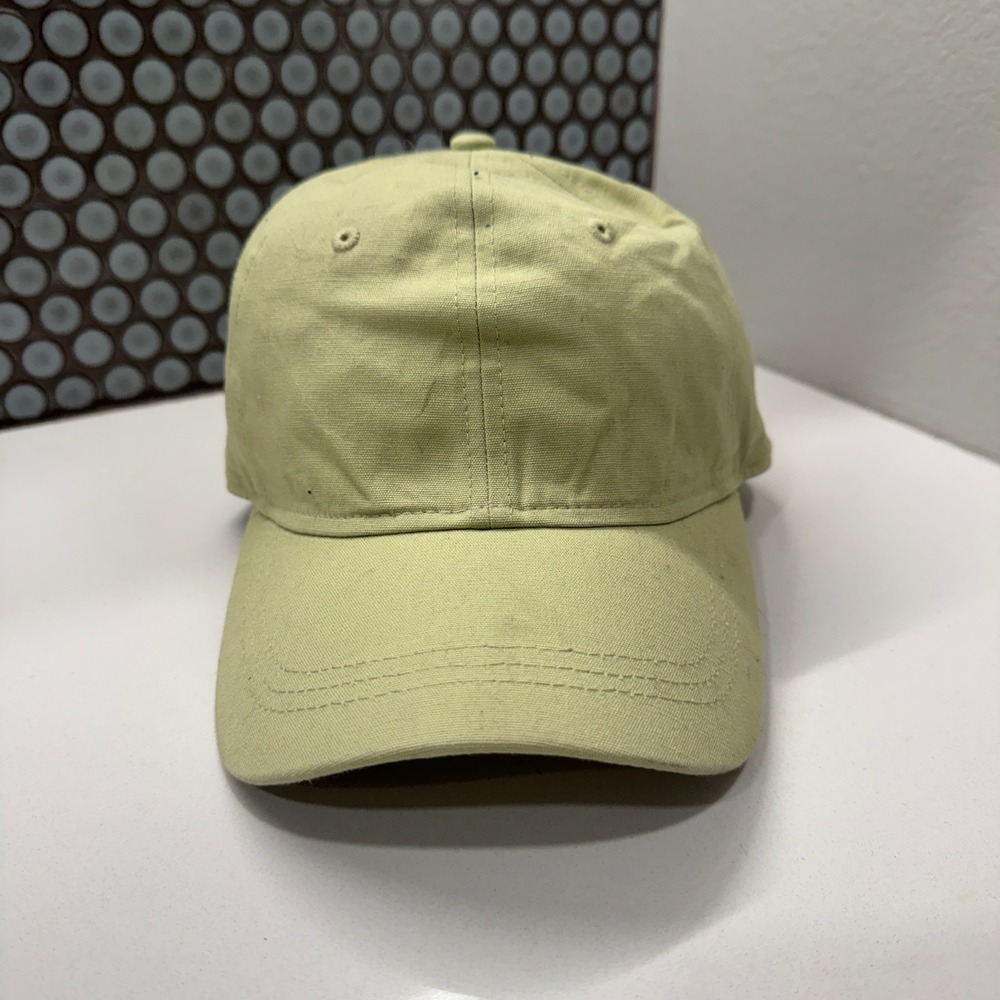 Universal Thread Hat Cap Beige Minimal Adult Strap Back Cotton Lounge Casual Dad